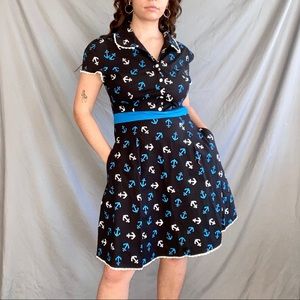 Sourpuss Rockabilly Sailor Dress